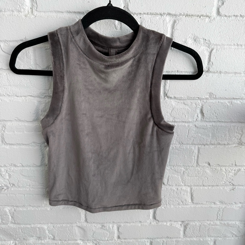 Skims Velour Tank Top Size Small